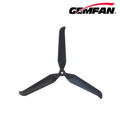 Gemfan F9046 Folding 3-Blade Glass Fiber Nylon Propeller – Black (Unassembled, 1 Pair)