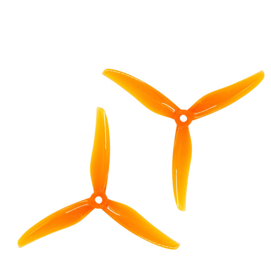 Gemfan Hurricane 5236 3-Blade Propellers – Orange