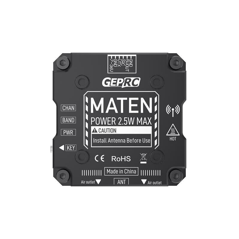 GEPRC MATEN 5.8GHz 2.5W VTX PRO Analog Video Transmitter