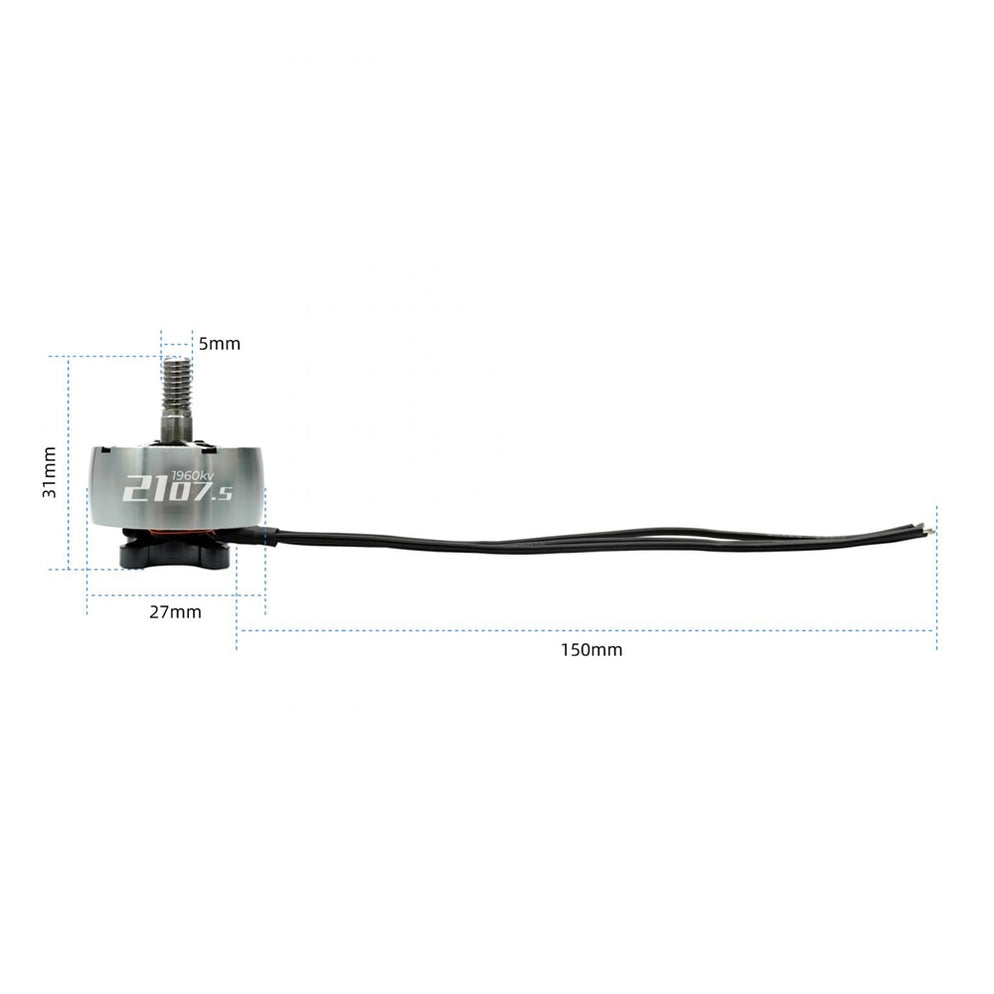 GEPRC SPEEDX2 2107.5 1960KV Motor (Titanium, 5” FPV) – 1PC