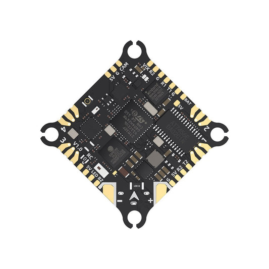 GEPRC TAKER F411 AIO flight controller with built in ELRS 2.4GHz receiver and 12A ESC for micro FPV drone