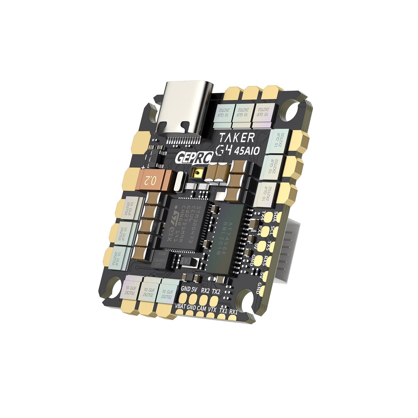 GEPRC TAKER G4 45A AIO Flight Controller (F4, 45A ESC)