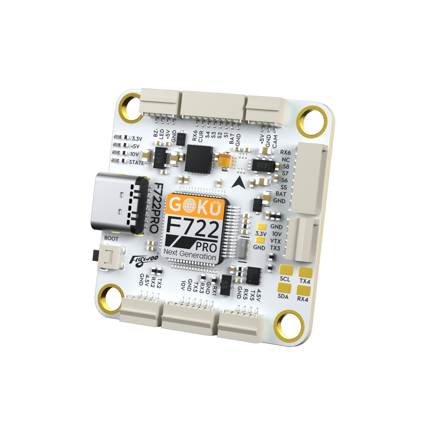 GOKU F7 PRO V2 30x30 flight controller with ICM42688 gyro for FPV drones