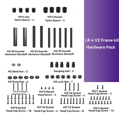 Flywoo Explorer LR 4 V2 Frame Kit & Parts – Choose Option
