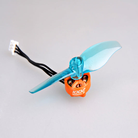 RCINPower GTS V3 1002 Brushless FPV Drone Motor in Teal and Pink, available in 14000KV and 16000KV for 1S micro whoops