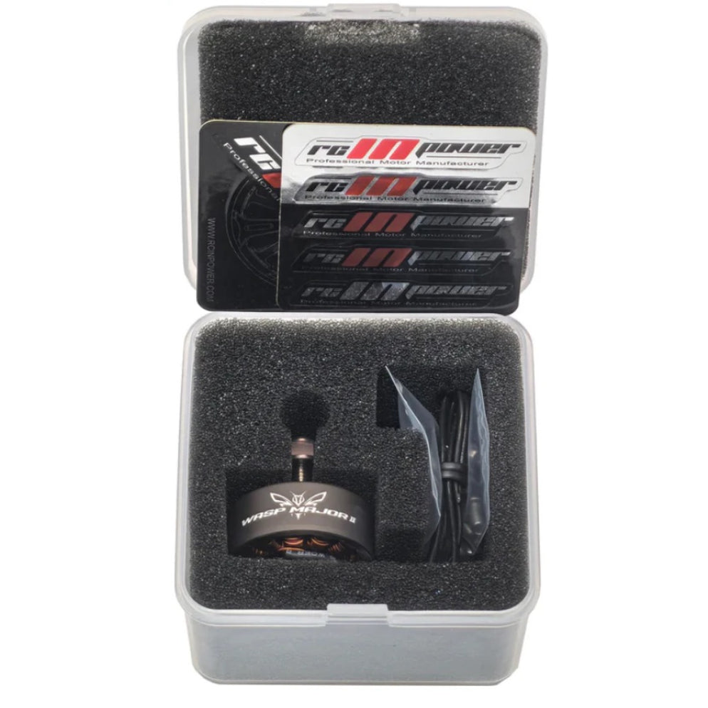 RCINPower WASP Major V2 22.6-6.6 1980KV Brushless FPV Motor (1 pc) – Purple/Grey