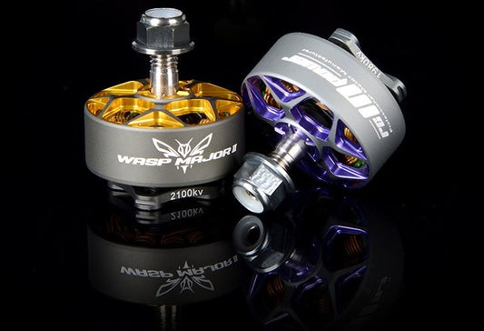 RCINPower WASP Major V2 22.6-6.6 1980KV Brushless FPV Motor (1 pc) – Purple/Grey